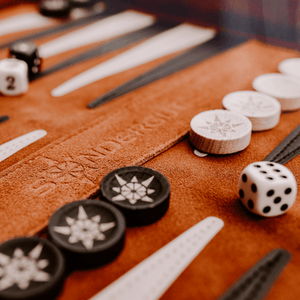 Ekstra brikker til Backgammon (til premium) - laget i tre